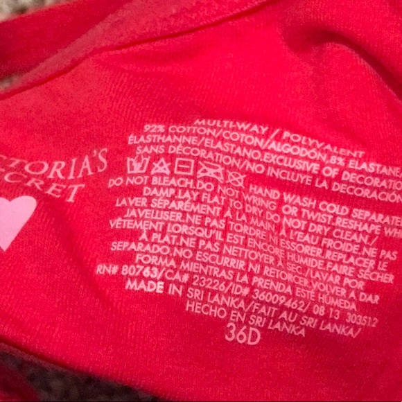Gorgeous red VS bra - Picture 2 of 3
